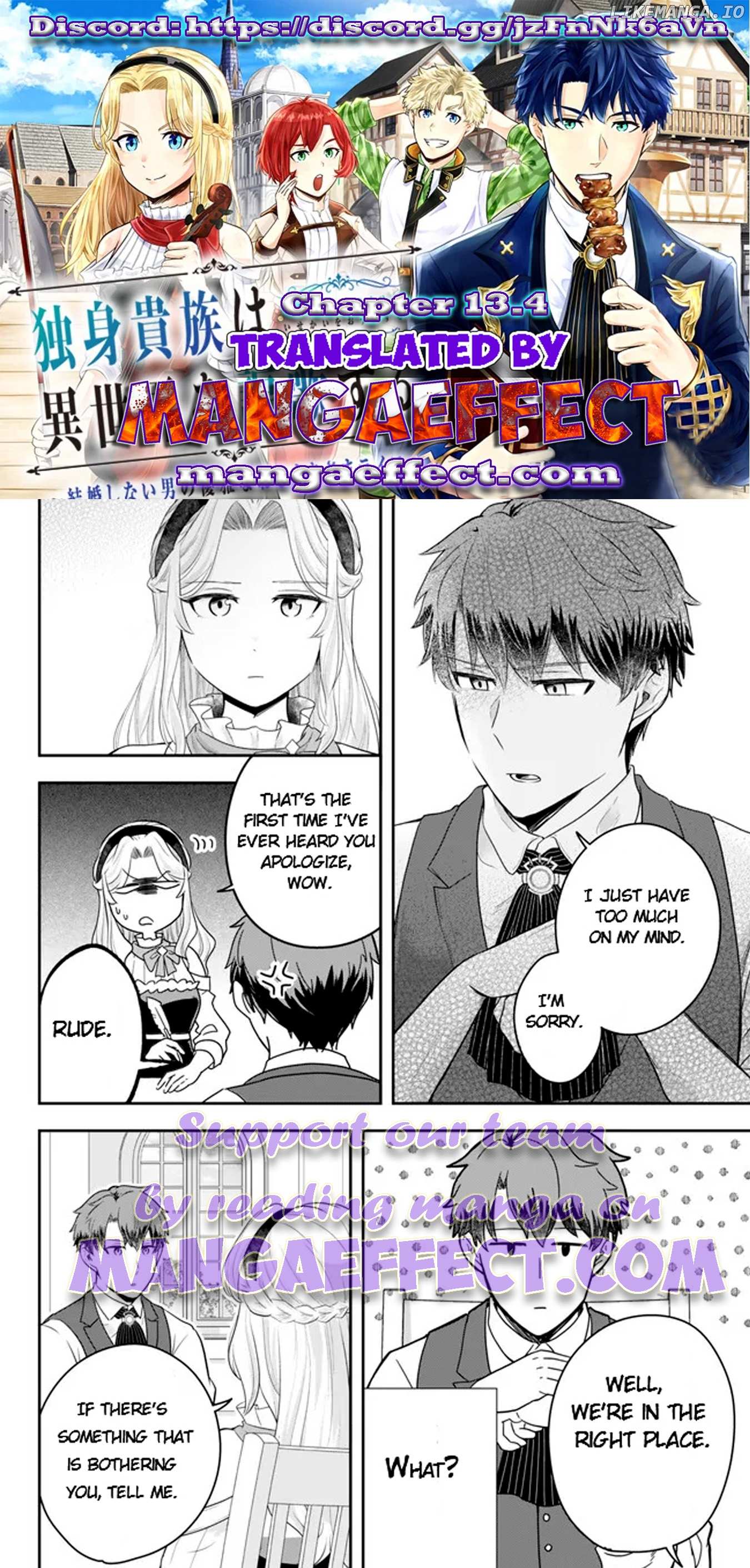 Dokushin Kizoku wa Isekai wo Ouka Suru: Kekkon Shinai Otoko no Yuuga na Ohitori-sama Life Chapter 13.4 — Page 2