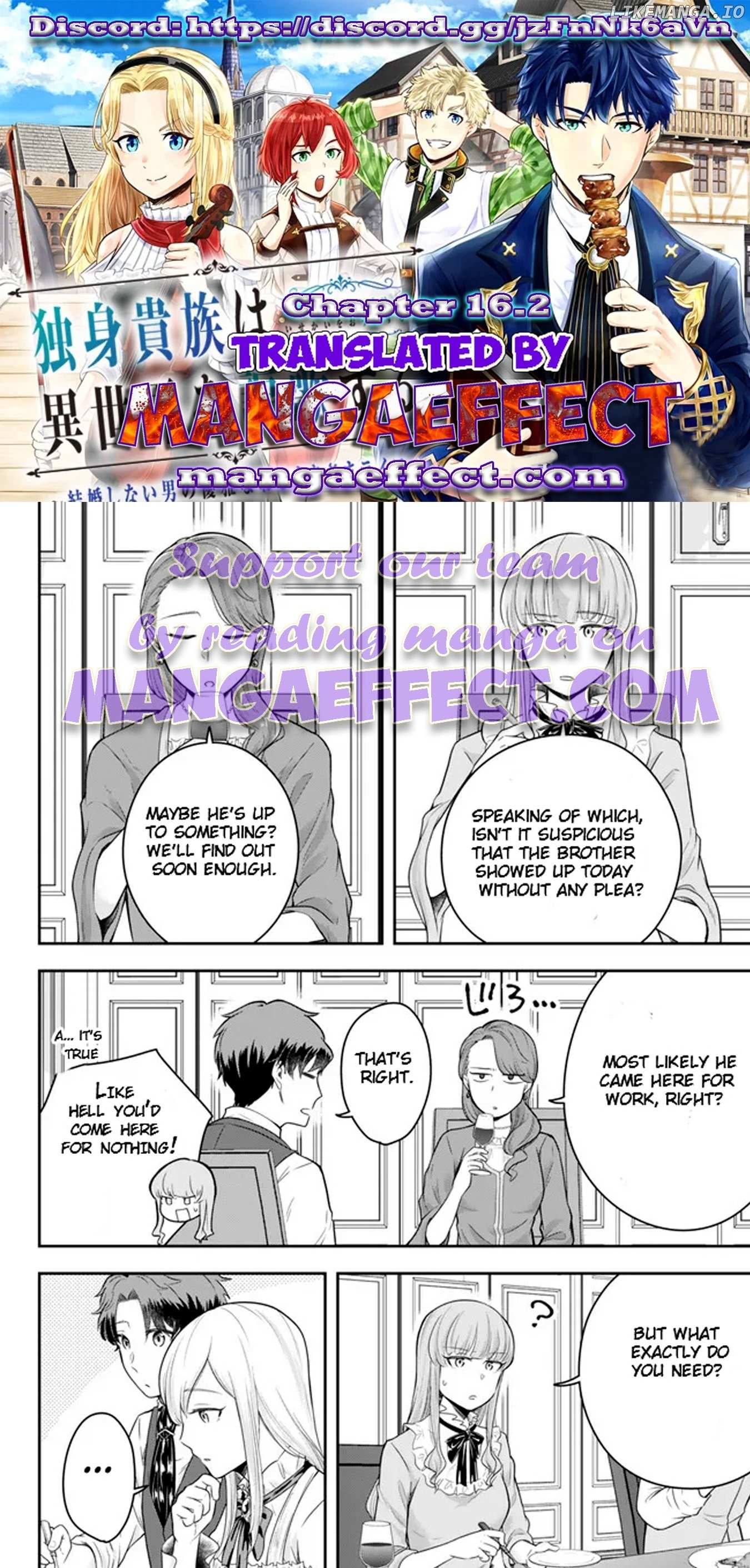 Dokushin Kizoku wa Isekai wo Ouka Suru: Kekkon Shinai Otoko no Yuuga na Ohitori-sama Life Chapter 16.2 — Page 1