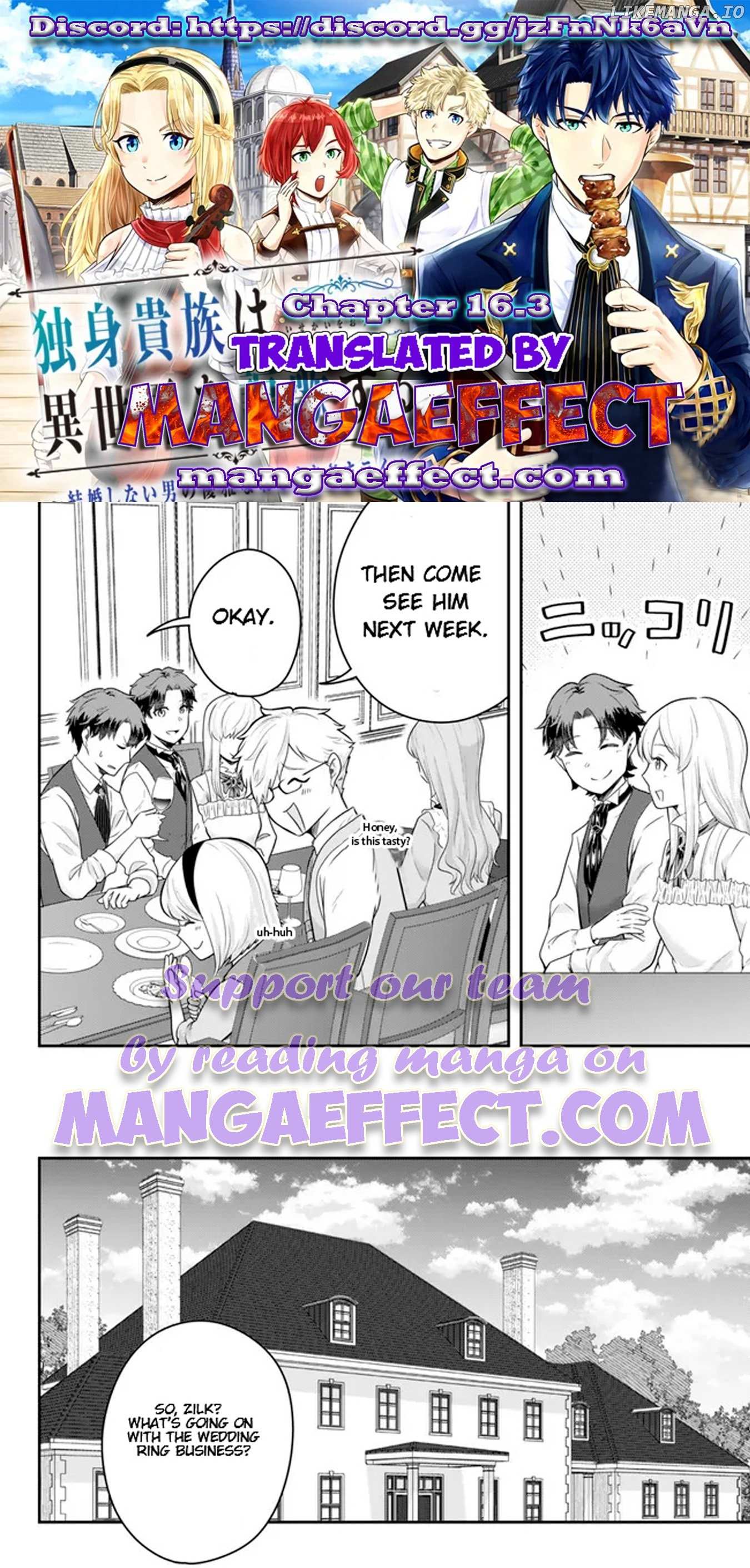 Dokushin Kizoku wa Isekai wo Ouka Suru: Kekkon Shinai Otoko no Yuuga na Ohitori-sama Life Chapter 16.3 — Page 2
