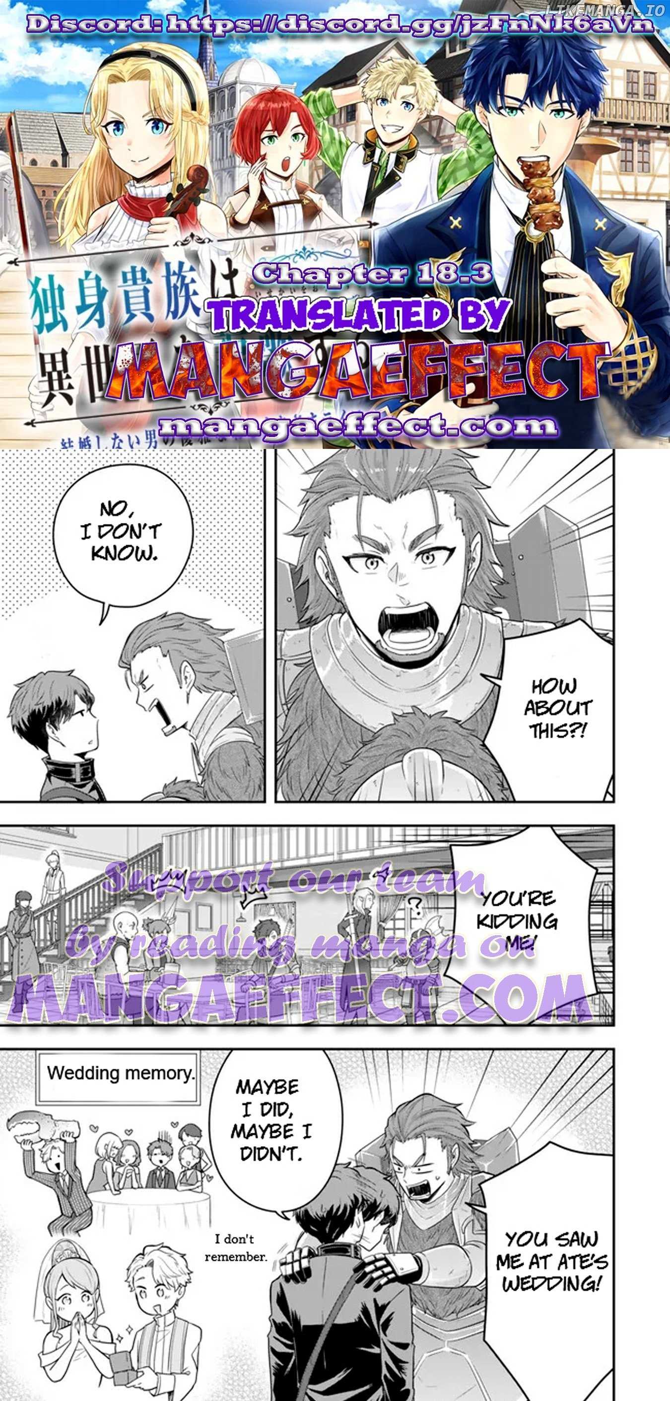 Dokushin Kizoku wa Isekai wo Ouka Suru: Kekkon Shinai Otoko no Yuuga na Ohitori-sama Life Chapter 18.3 — Page 1