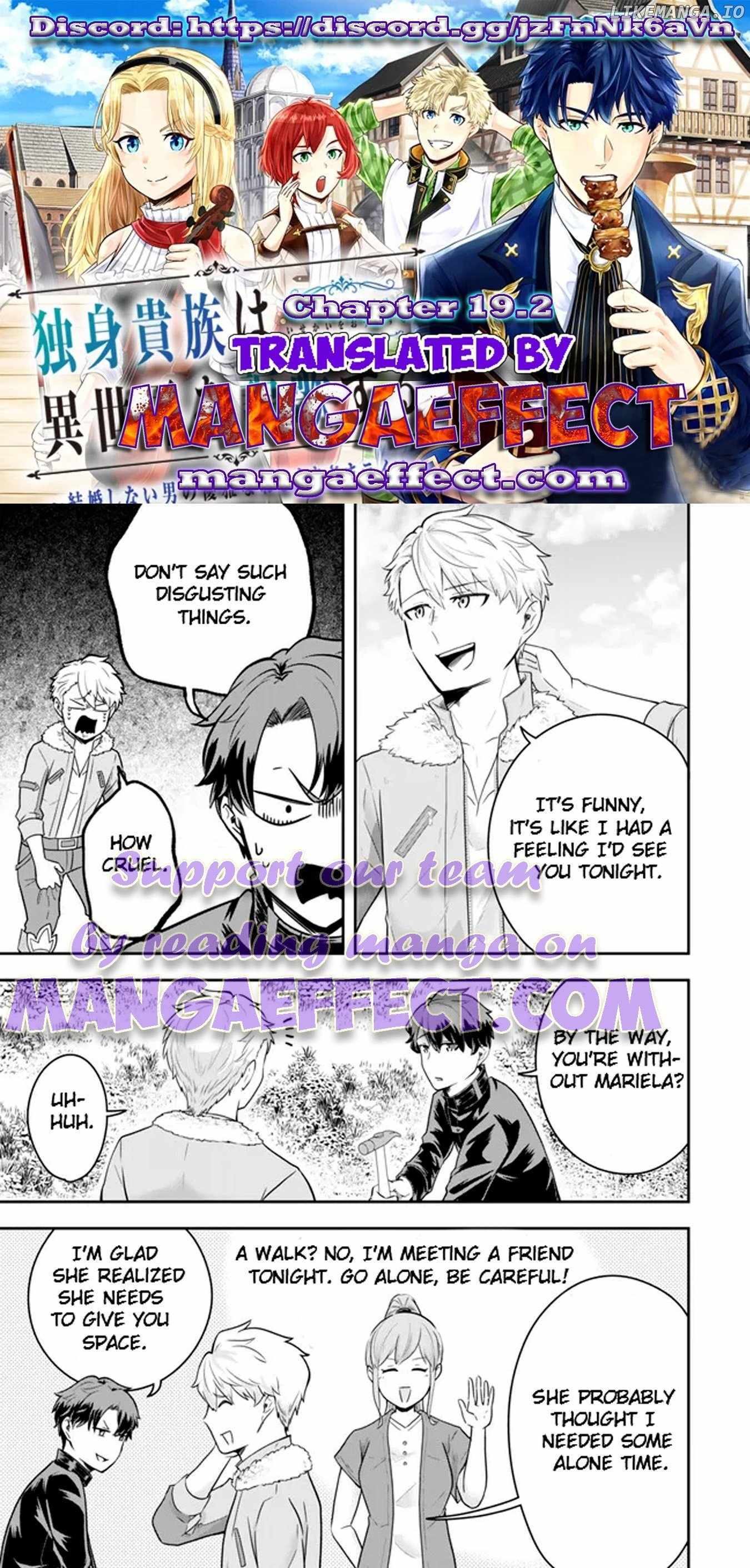 Dokushin Kizoku wa Isekai wo Ouka Suru: Kekkon Shinai Otoko no Yuuga na Ohitori-sama Life Chapter 19.2 — Page 2