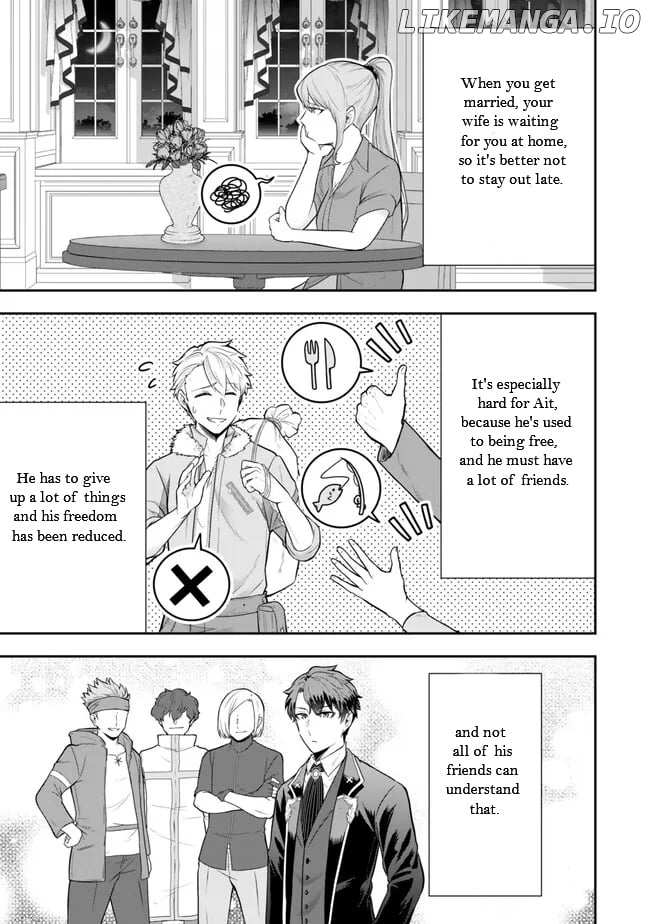 Dokushin Kizoku wa Isekai wo Ouka Suru: Kekkon Shinai Otoko no Yuuga na Ohitori-sama Life Chapter 20.1 — Page 6
