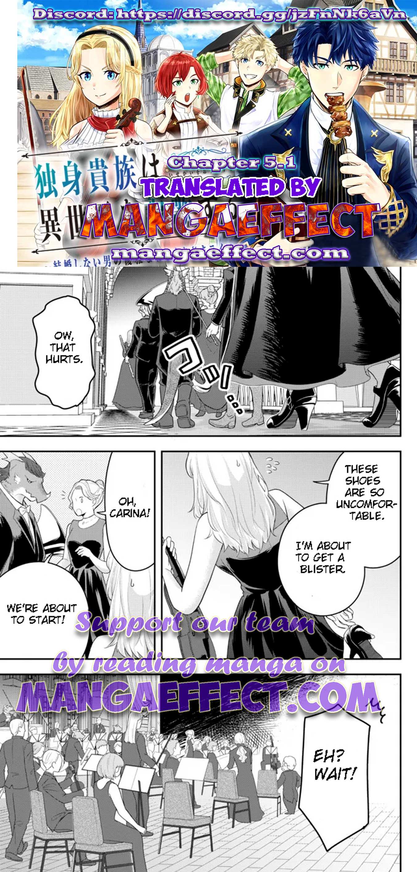 Dokushin Kizoku wa Isekai wo Ouka Suru: Kekkon Shinai Otoko no Yuuga na Ohitori-sama Life Chapter 5.1 — Page 1