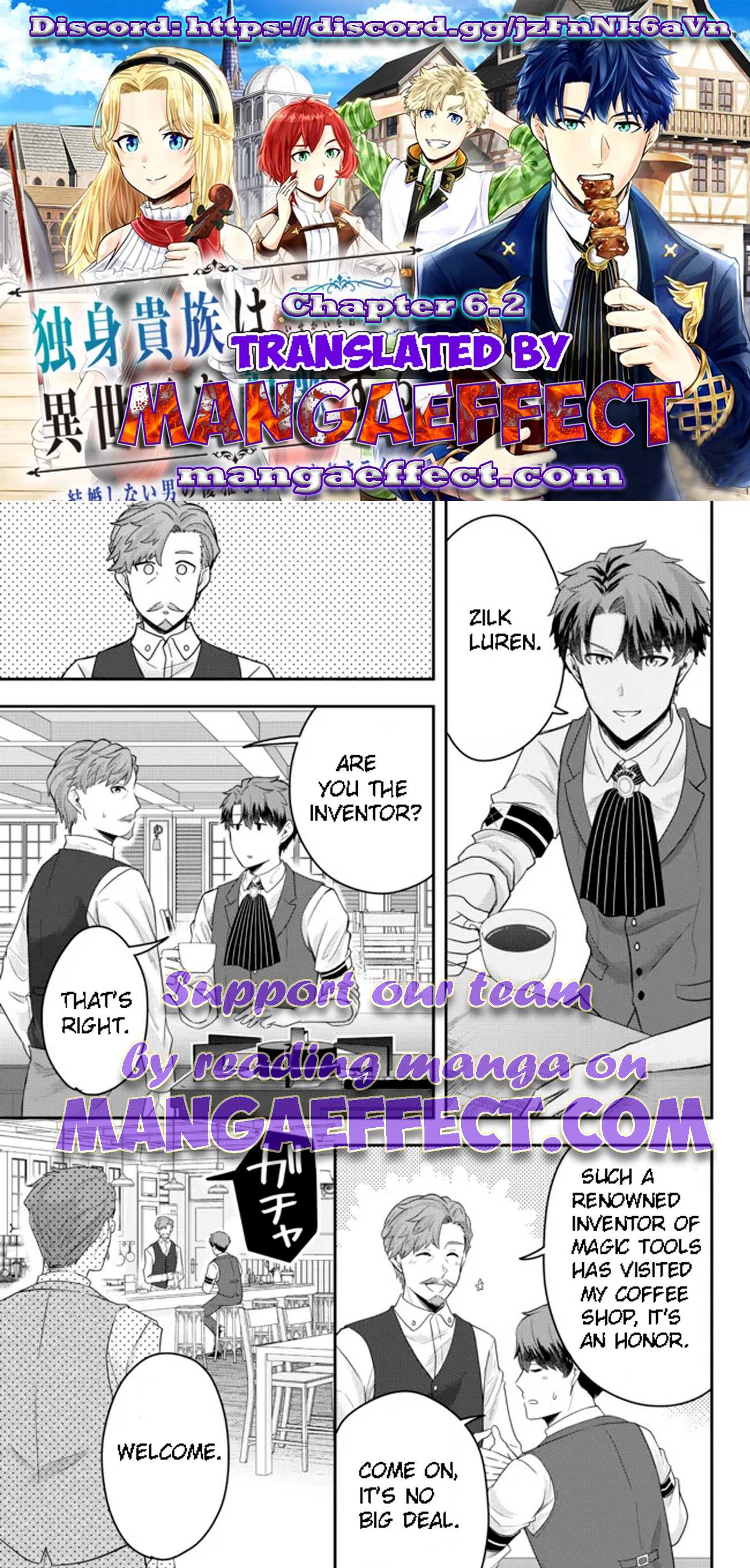 Dokushin Kizoku wa Isekai wo Ouka Suru: Kekkon Shinai Otoko no Yuuga na Ohitori-sama Life Chapter 6.2 — Page 1