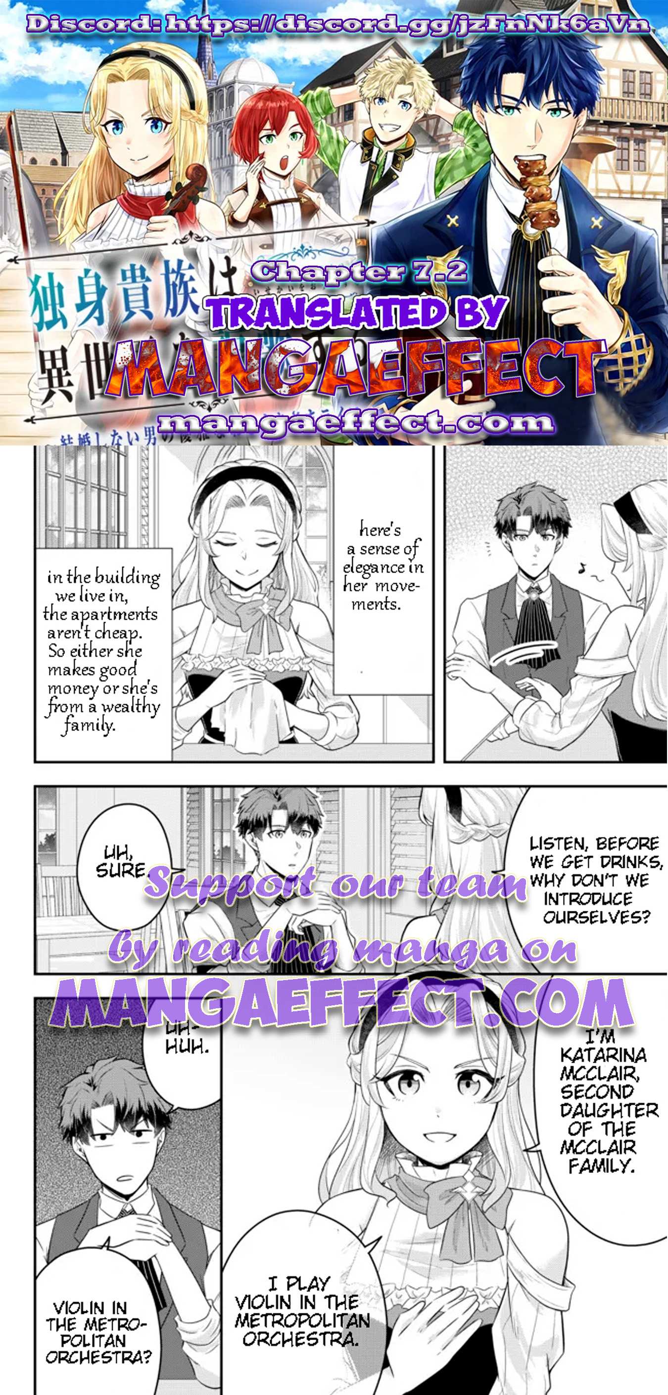Dokushin Kizoku wa Isekai wo Ouka Suru: Kekkon Shinai Otoko no Yuuga na Ohitori-sama Life Chapter 7.2 — Page 2