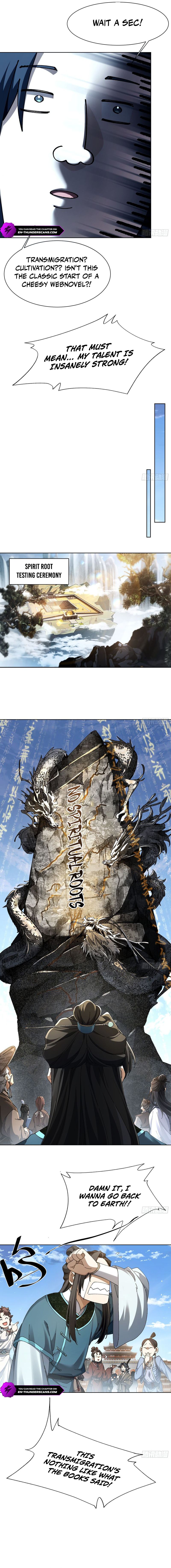 Don't Tell Me You Think Cultivating Immortality Is Difficult? Chapter 1 — Page 3