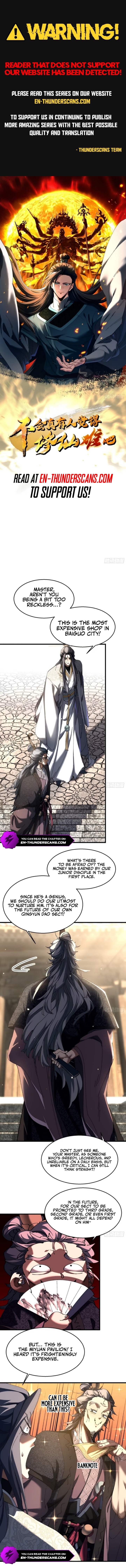 Don't Tell Me You Think Cultivating Immortality Is Difficult? Chapter 12 — Page 1