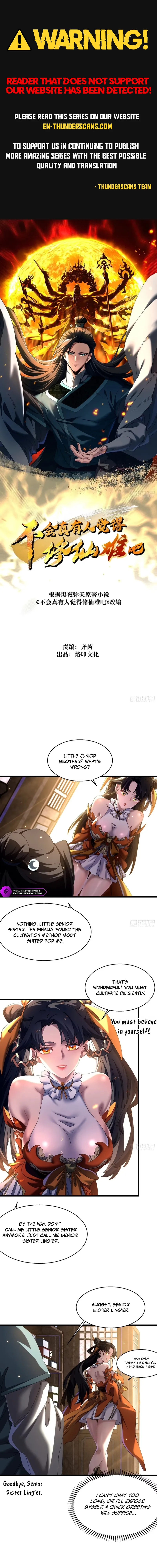 Don't Tell Me You Think Cultivating Immortality Is Difficult? Chapter 20 — Page 1