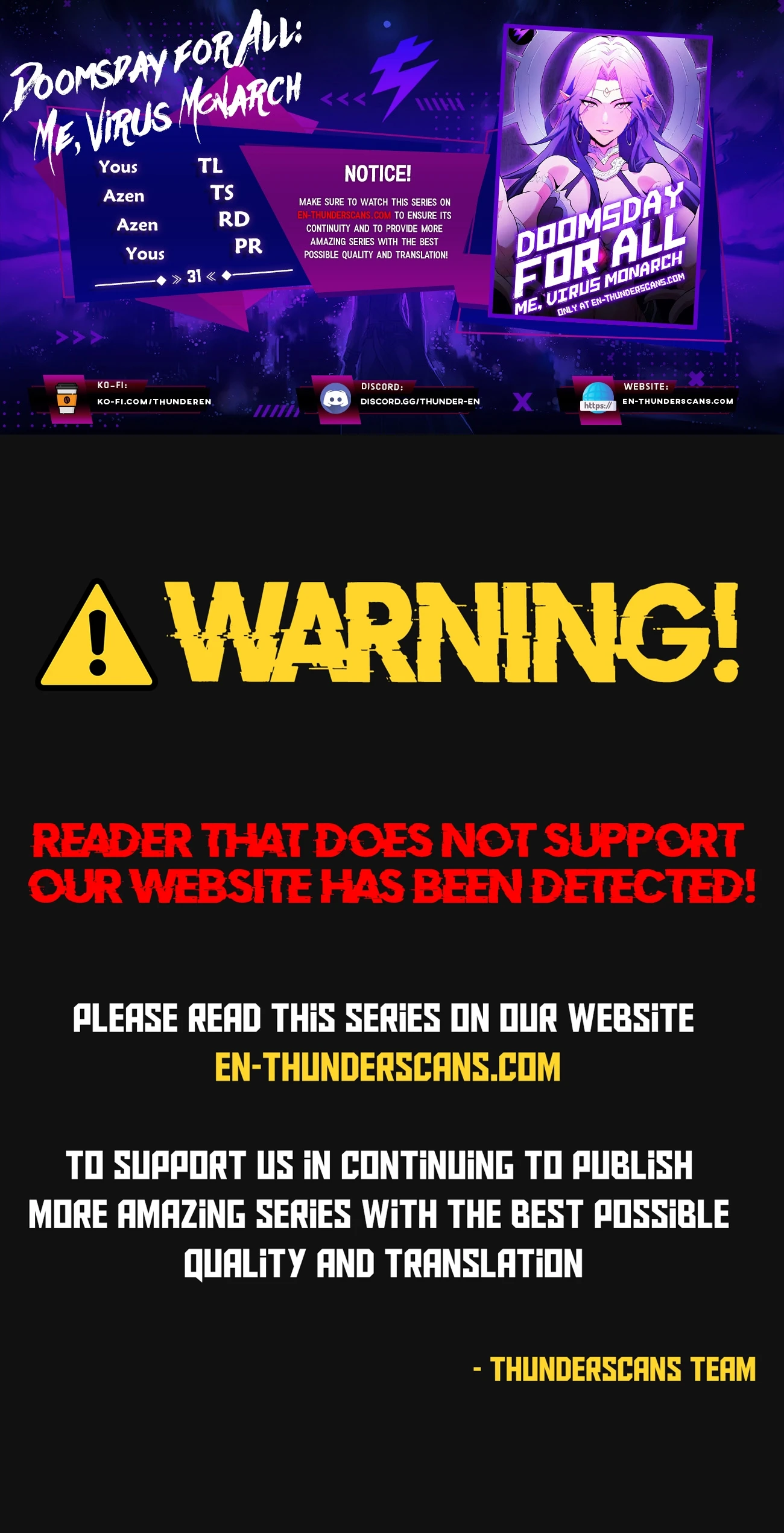 Doomsday: Virus Monarch Chapter 31 — Page 1