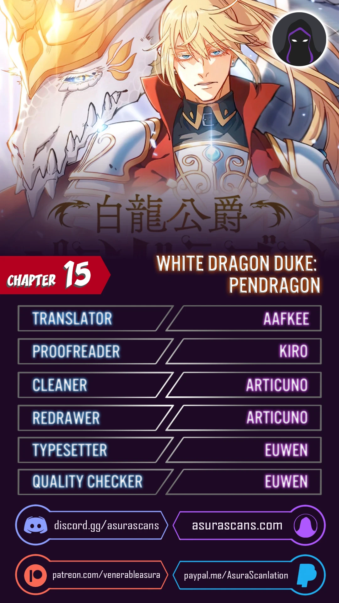 Duke Pendragon: Master of the White Dragon Chapter 15 — Page 1