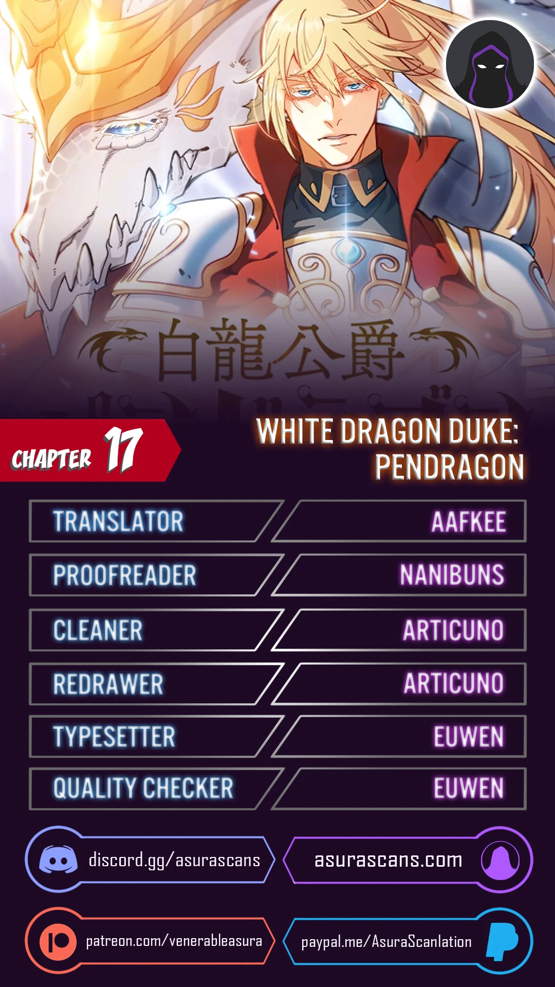 Duke Pendragon: Master of the White Dragon Chapter 17 — Page 1
