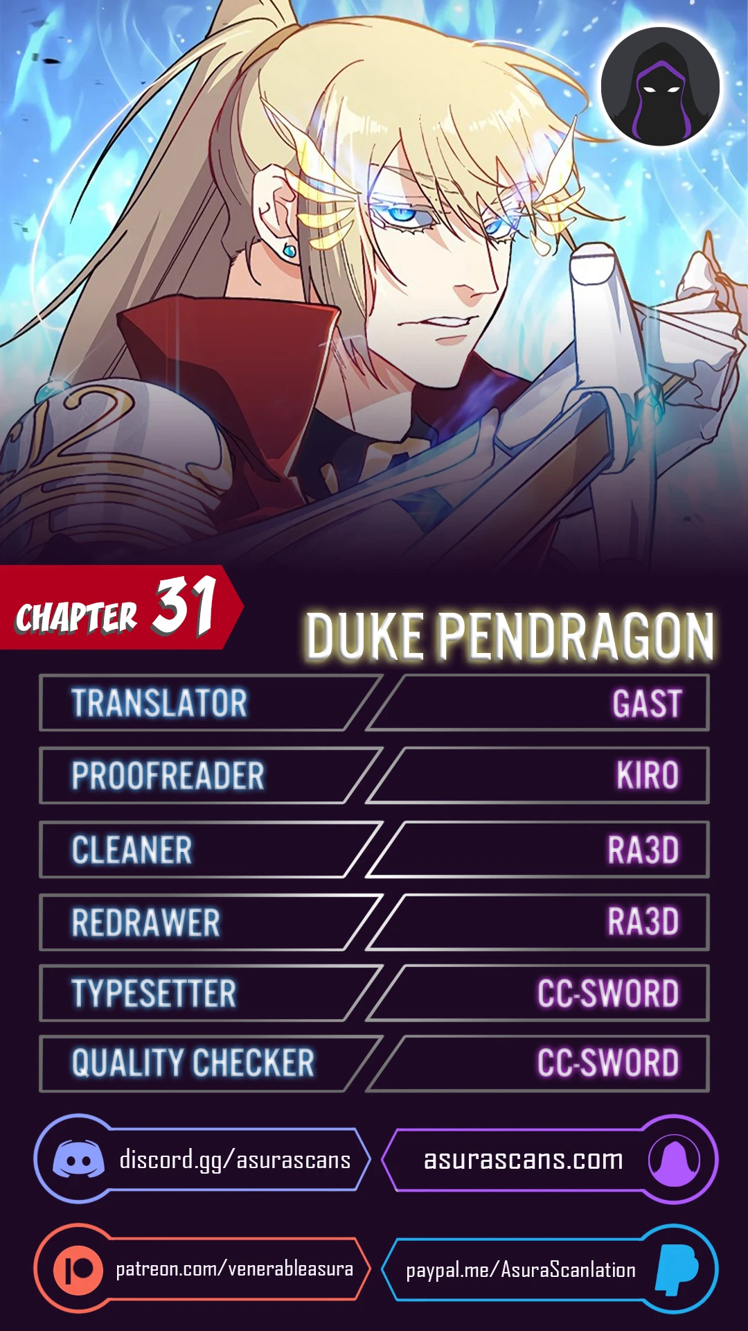 Duke Pendragon: Master of the White Dragon Chapter 31 — Page 1