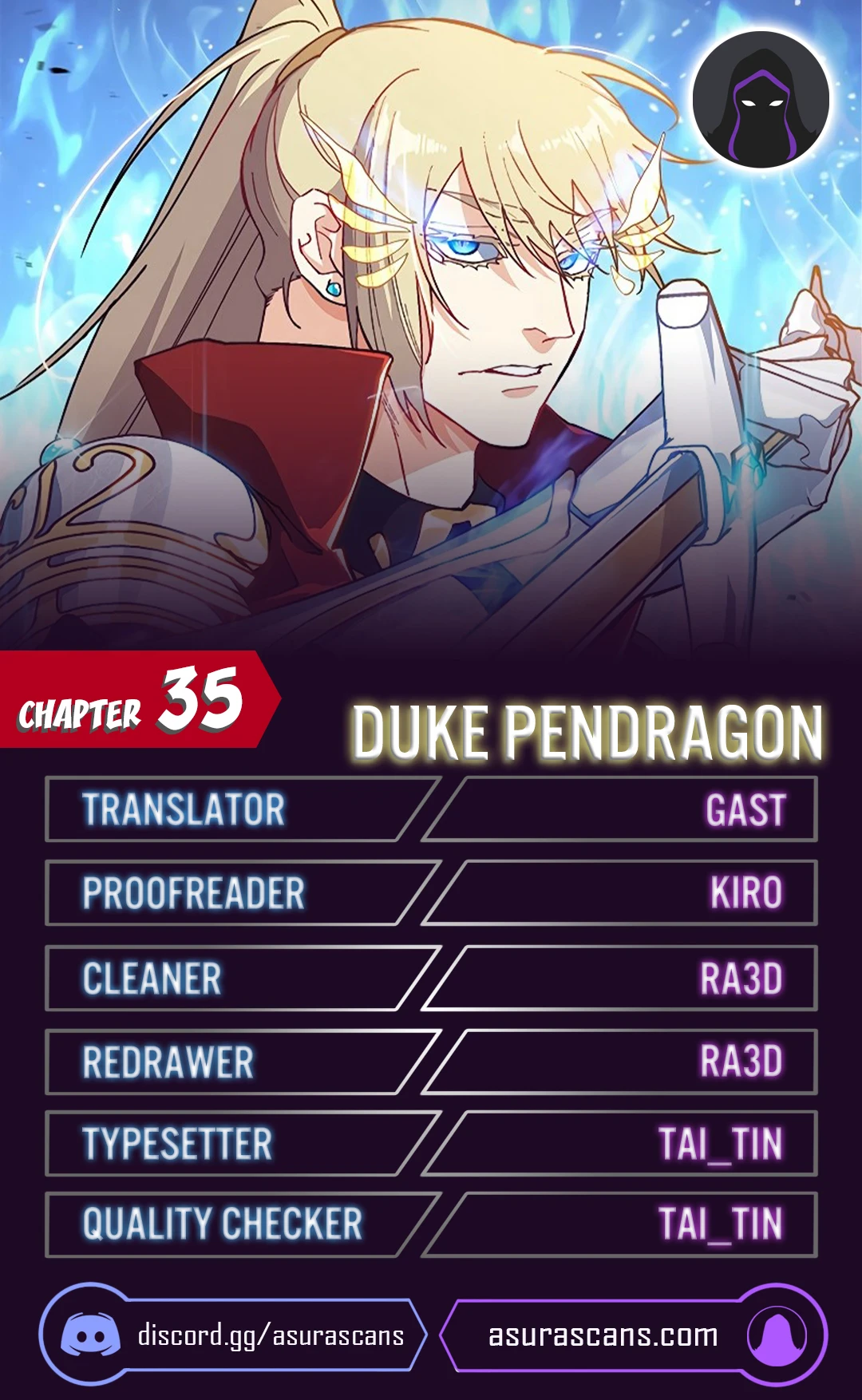 Duke Pendragon: Master of the White Dragon Chapter 35 — Page 1