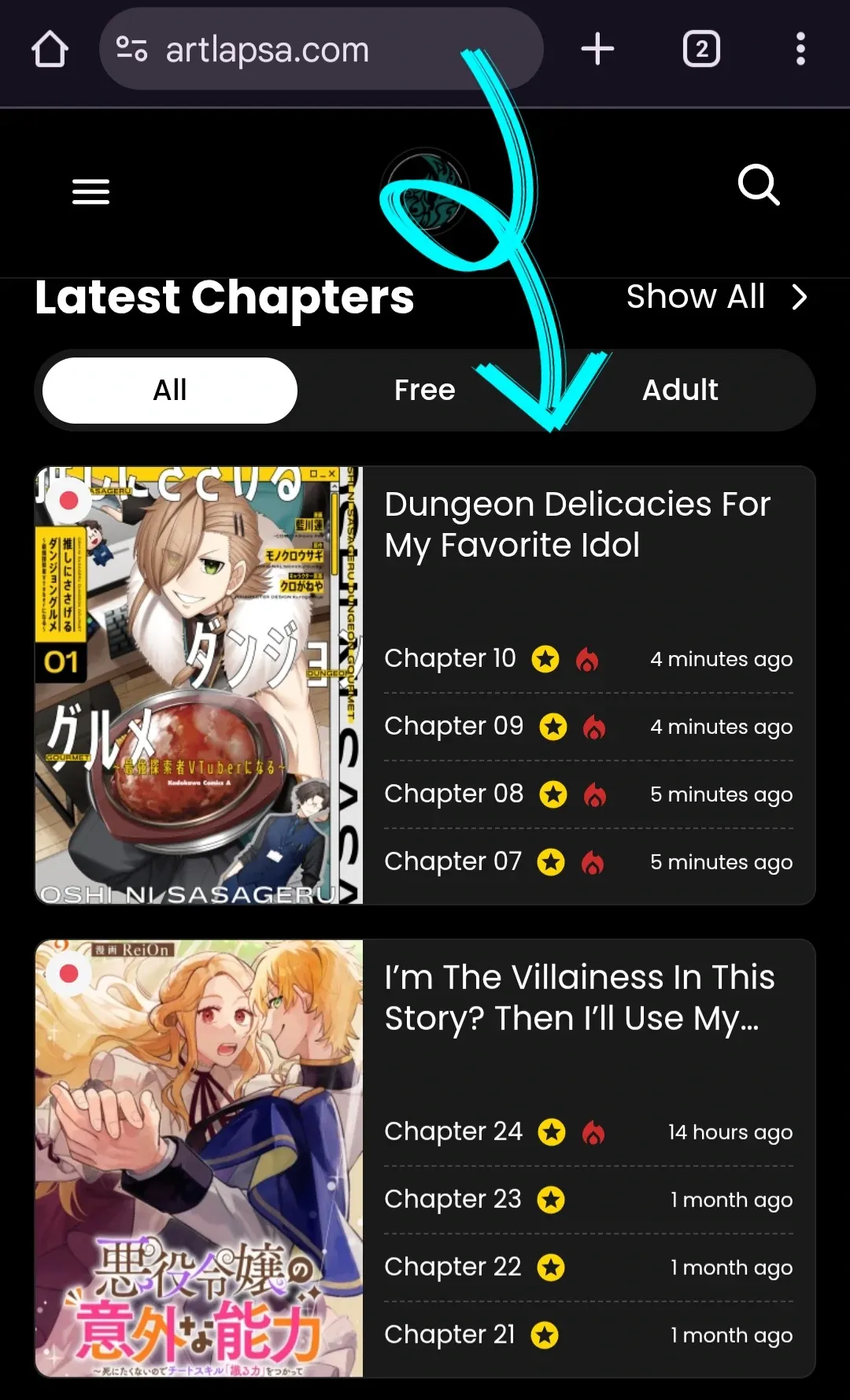 Dungeon Delicacies for My Favorite Idol Chapter 3 — Page 1