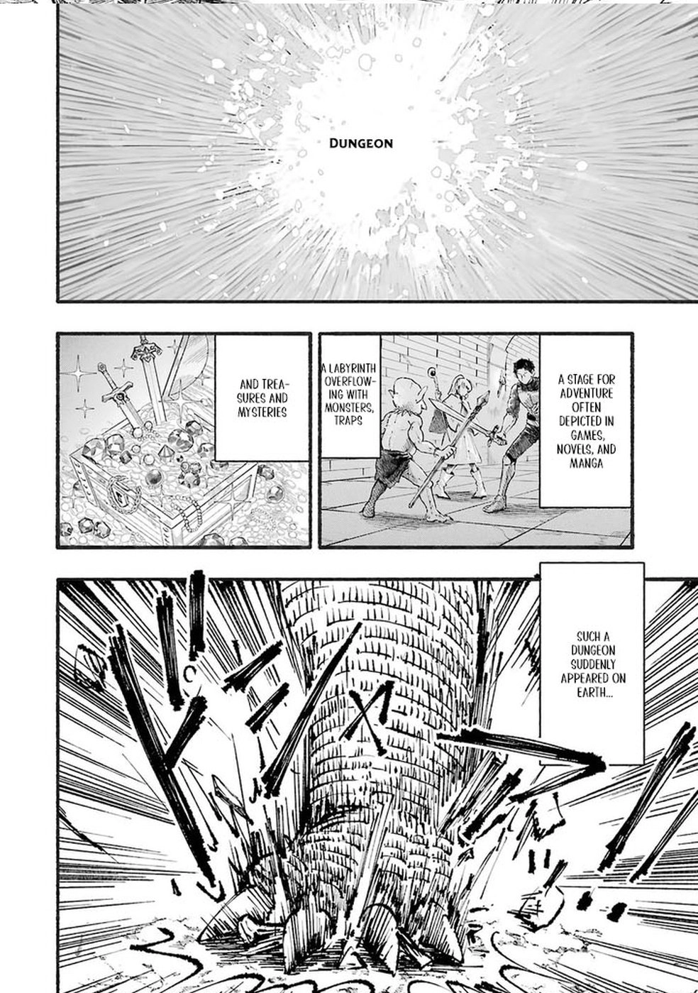 Dungeon ni Tojikomerarete 25-nen. Kyuushutsu Sareta Toki ni wa Rippa na Fushinsha ni Natteita Chapter 1 — Page 12