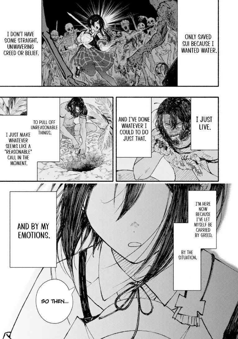Dungeon ni Tojikomerarete 25-nen. Kyuushutsu Sareta Toki ni wa Rippa na Fushinsha ni Natteita Chapter 10.2 — Page 8