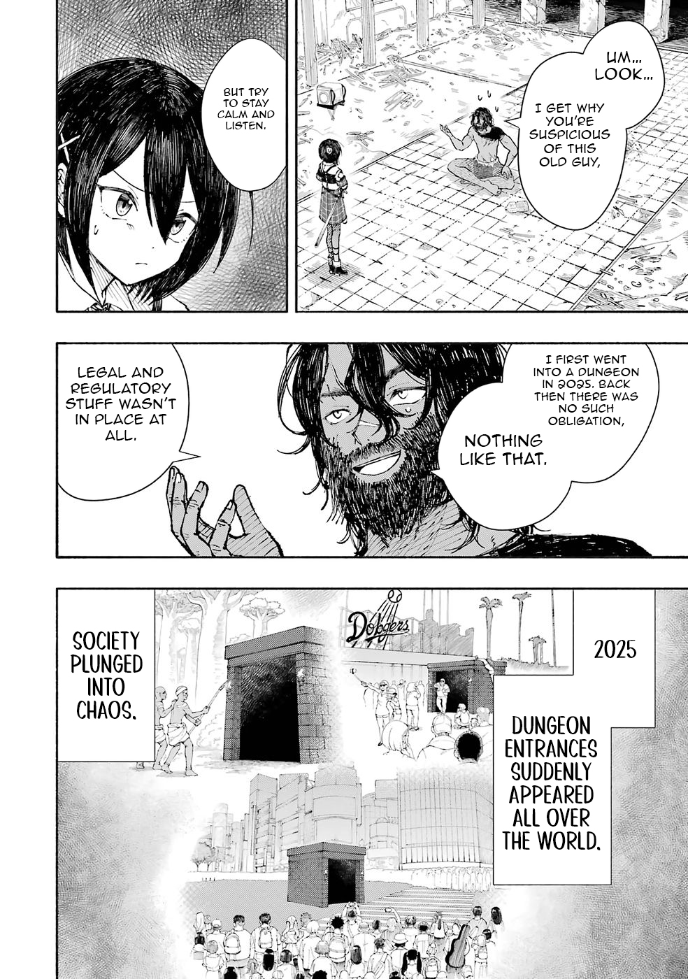 Dungeon ni Tojikomerarete 25-nen. Kyuushutsu Sareta Toki ni wa Rippa na Fushinsha ni Natteita Chapter 2 — Page 11