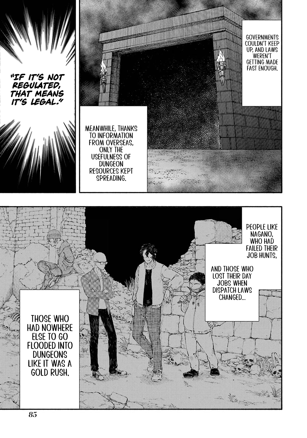 Dungeon ni Tojikomerarete 25-nen. Kyuushutsu Sareta Toki ni wa Rippa na Fushinsha ni Natteita Chapter 2 — Page 12