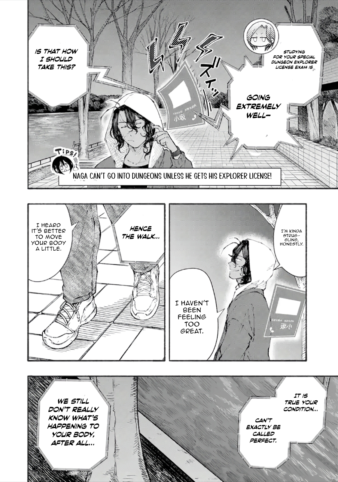 Dungeon ni Tojikomerarete 25-nen. Kyuushutsu Sareta Toki ni wa Rippa na Fushinsha ni Natteita Chapter 4.1 — Page 3