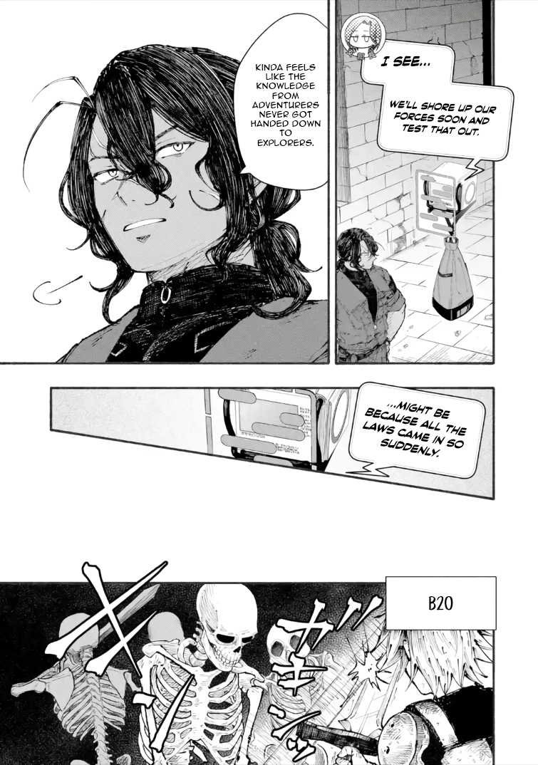 Dungeon ni Tojikomerarete 25-nen. Kyuushutsu Sareta Toki ni wa Rippa na Fushinsha ni Natteita Chapter 4.3 — Page 8