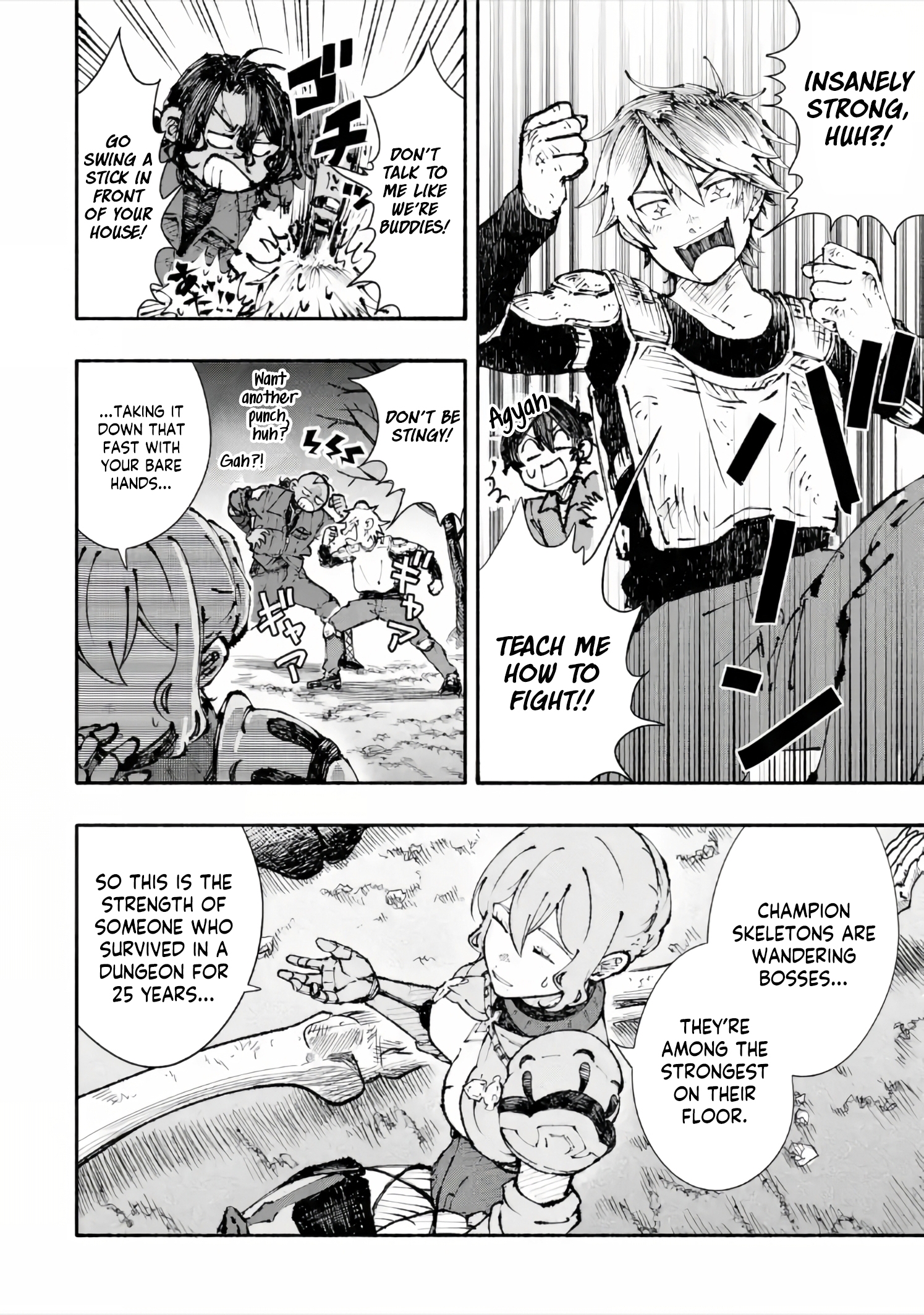 Dungeon ni Tojikomerarete 25-nen. Kyuushutsu Sareta Toki ni wa Rippa na Fushinsha ni Natteita Chapter 6.2 — Page 3