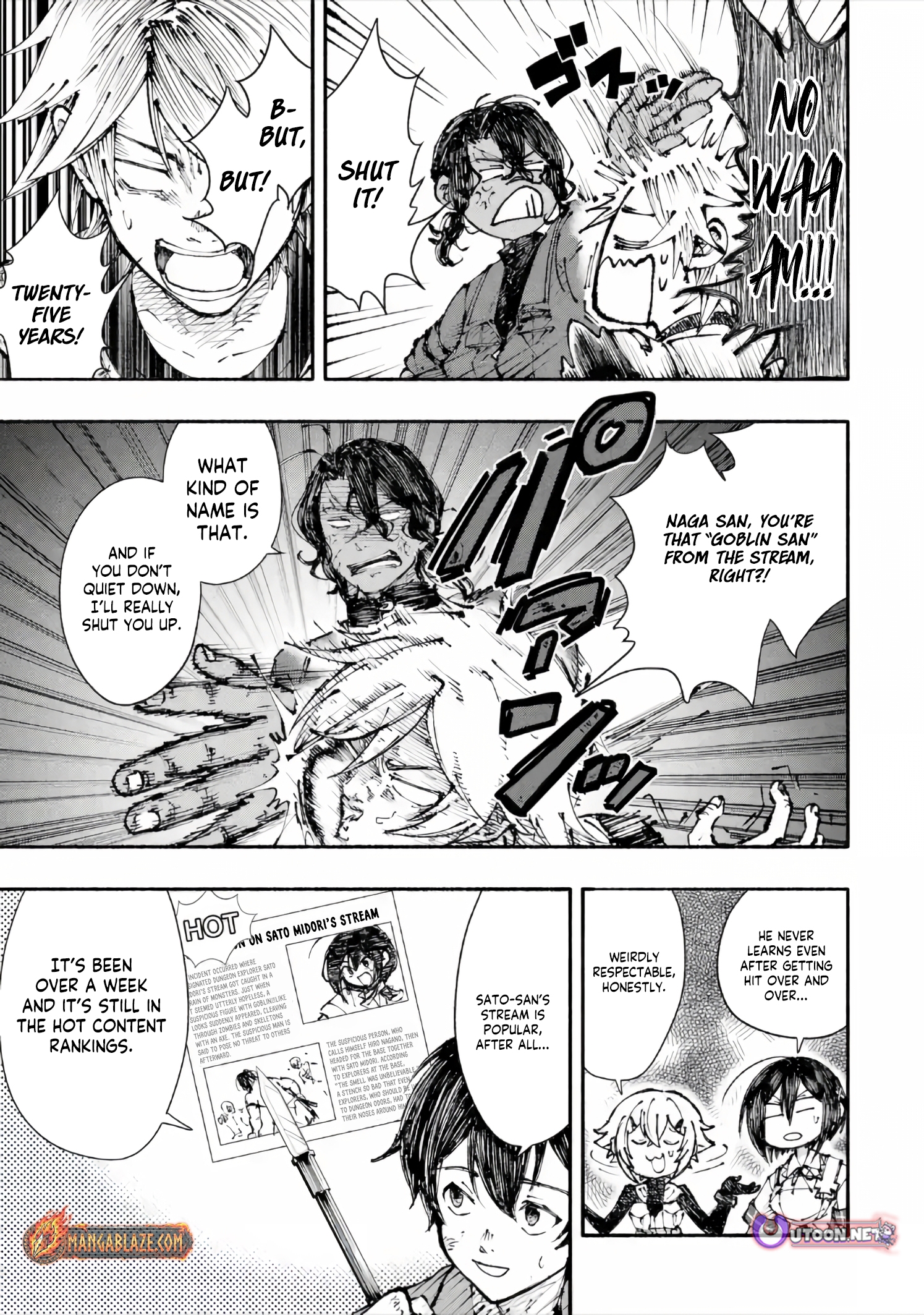 Dungeon ni Tojikomerarete 25-nen. Kyuushutsu Sareta Toki ni wa Rippa na Fushinsha ni Natteita Chapter 6.2 — Page 4