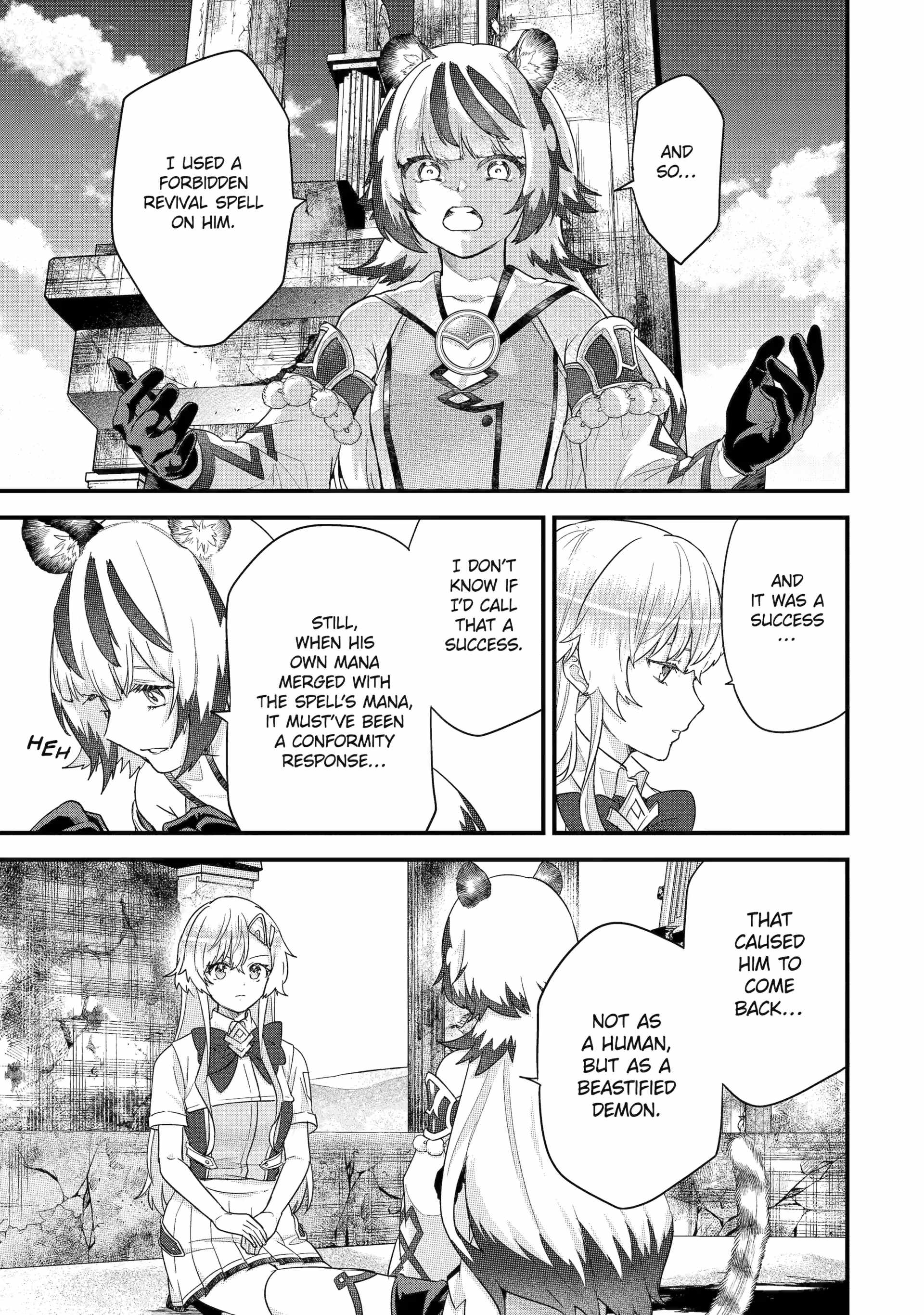 Eiyuu to Kenja no Tenseikon: Katsute no Koutekishu to Kon'yaku Shite Saikyou Fuufu ni Narimashita Chapter 27 — Page 28