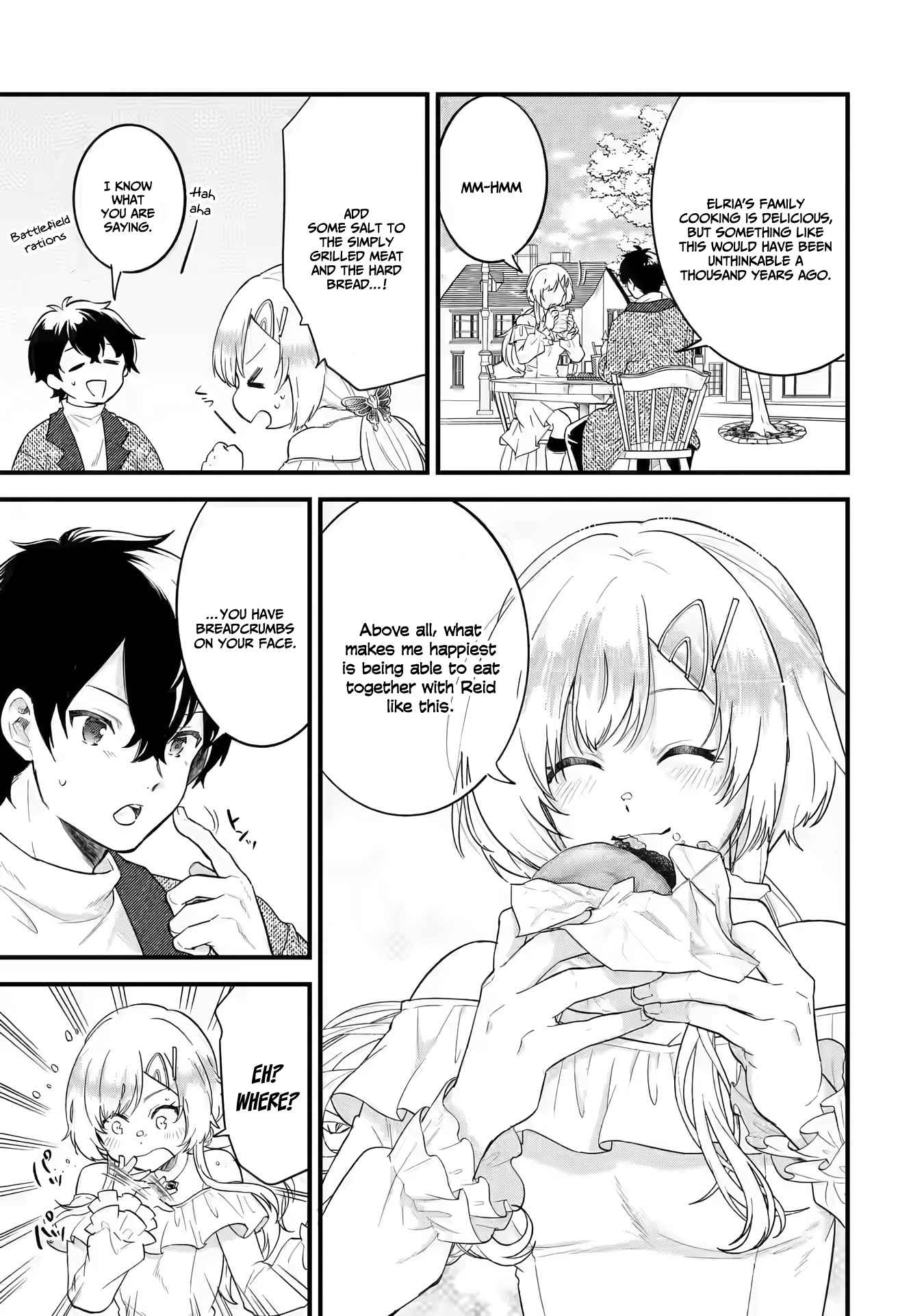 Eiyuu to Kenja no Tenseikon: Katsute no Koutekishu to Kon'yaku Shite Saikyou Fuufu ni Narimashita Chapter 3.2 — Page 11