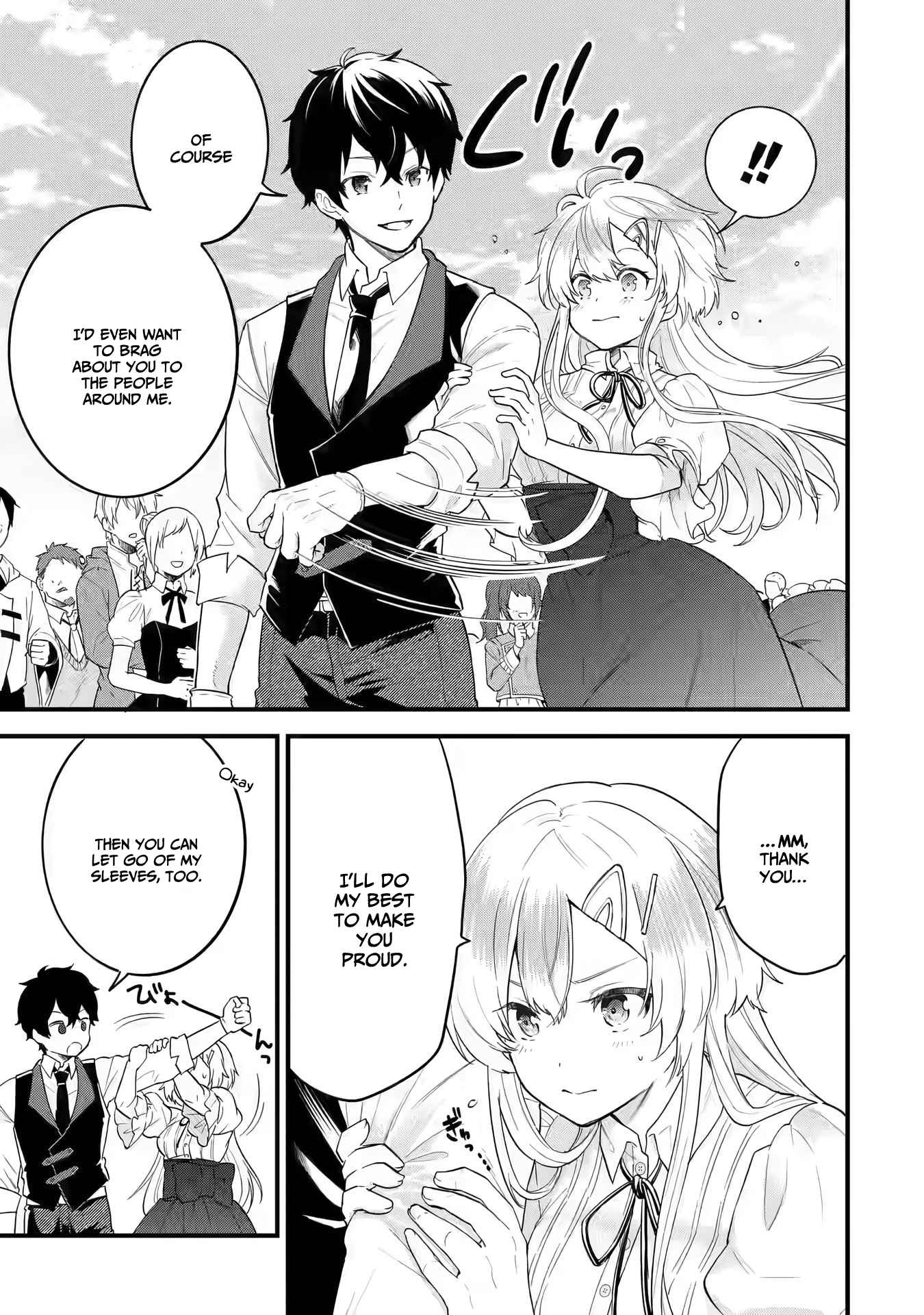 Eiyuu to Kenja no Tenseikon: Katsute no Koutekishu to Kon'yaku Shite Saikyou Fuufu ni Narimashita Chapter 4.1 — Page 7