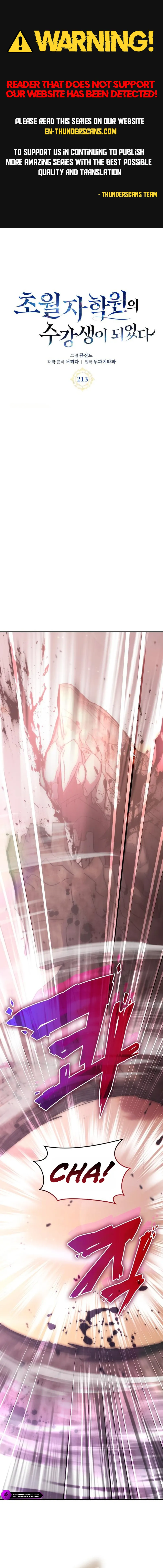 Enrolling in the Transcendent Academy Chapter 213 — Page 1