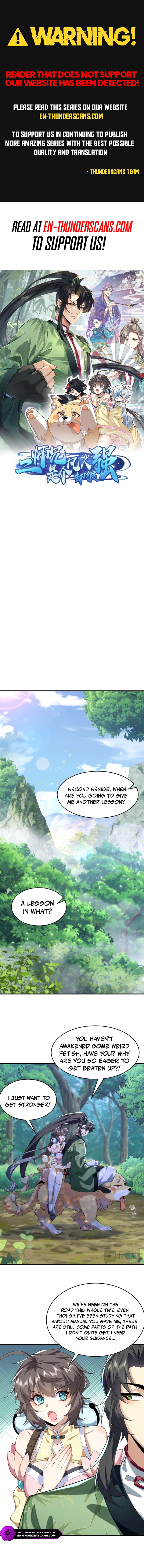 Er Shixiong Shige Fanren Que Hen Qiang Chapter 24 — Page 1