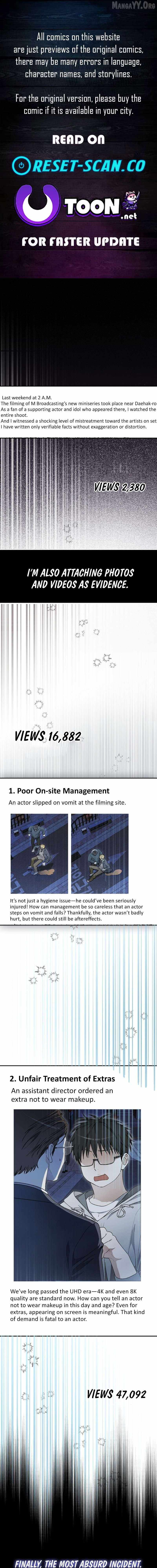 Even Though He's a Rookie, He's an Actor With 10+ Million Views Chapter 62 — Page 1