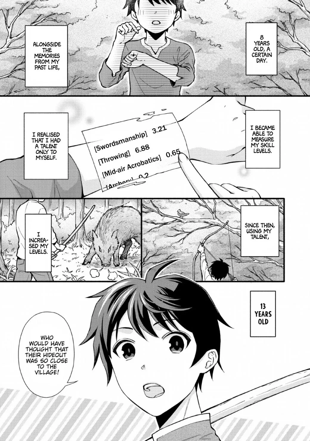 Gakuen Kishi no Level Up! Chapter 1 — Page 1