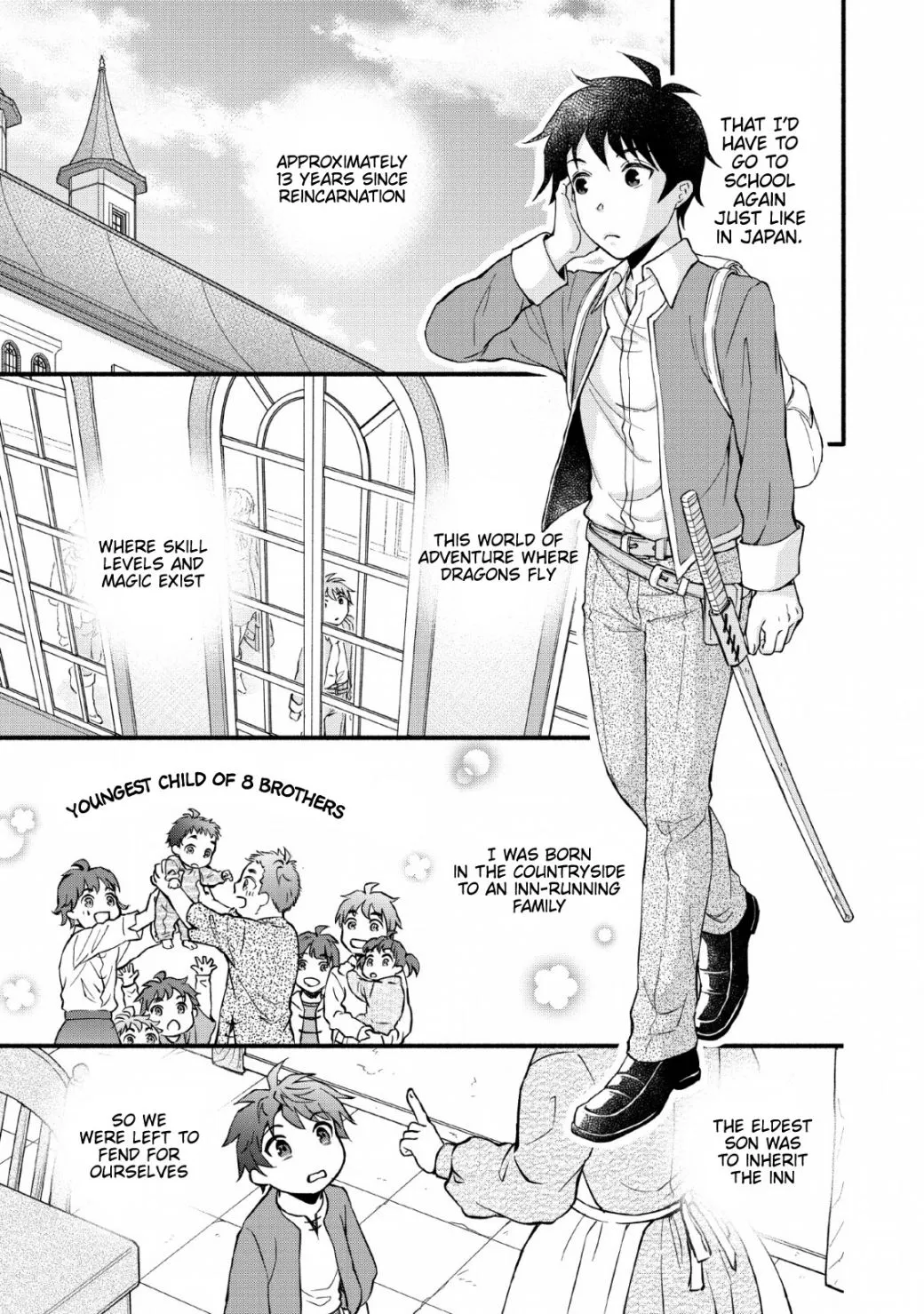 Gakuen Kishi no Level Up! Chapter 1 — Page 8