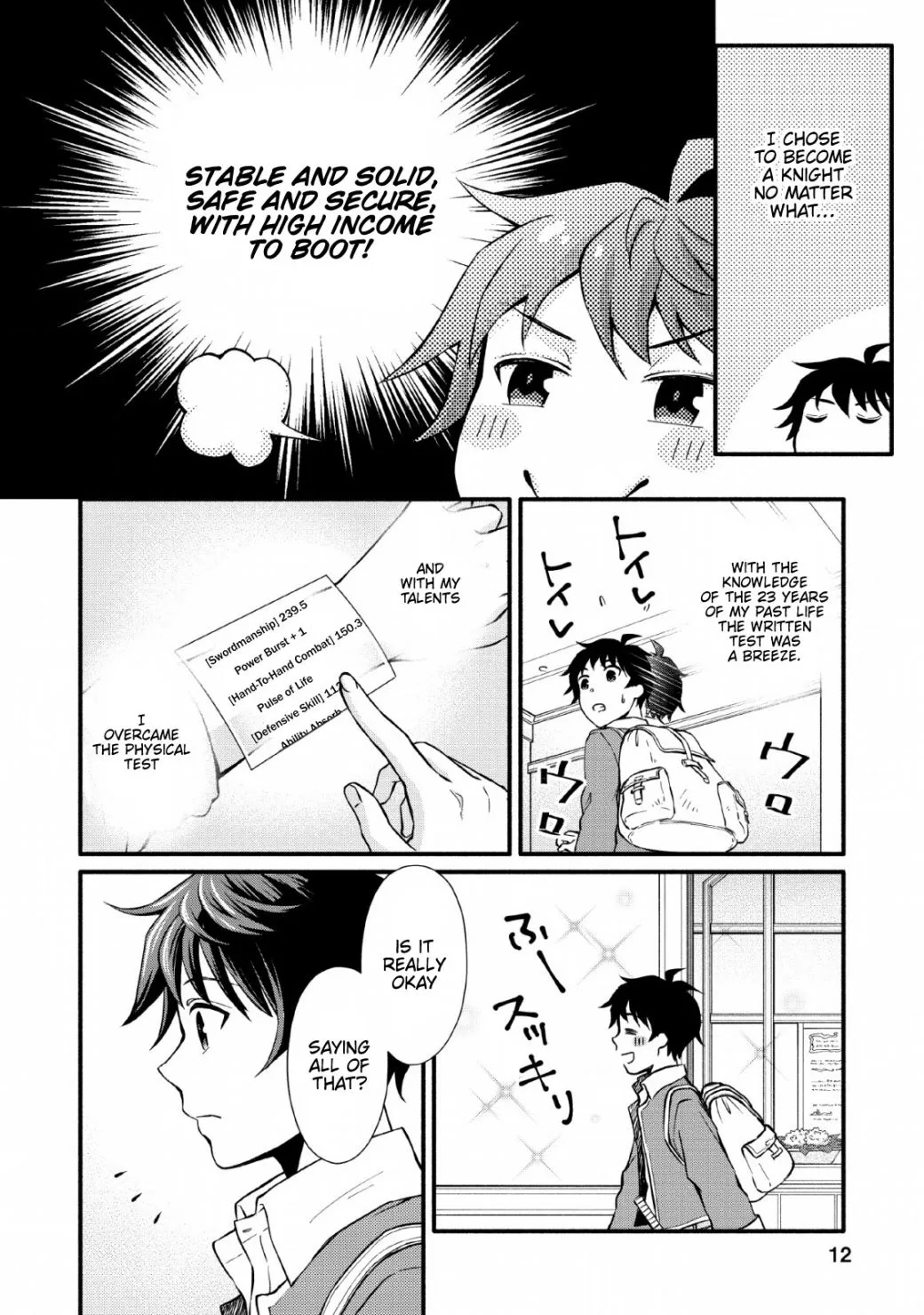 Gakuen Kishi no Level Up! Chapter 1 — Page 9