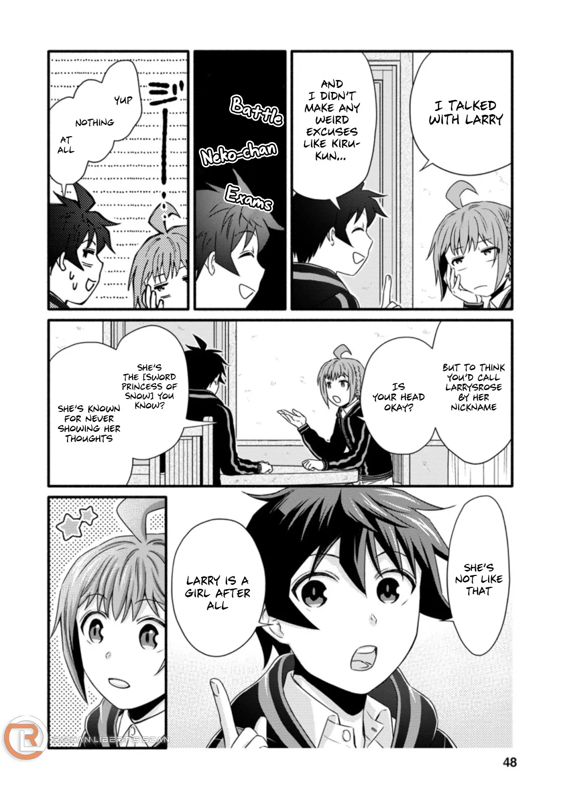 Gakuen Kishi no Level Up! Chapter 22.2 — Page 5