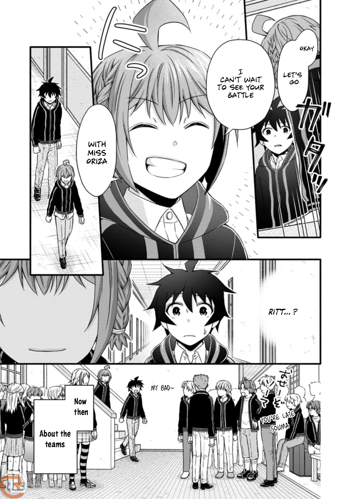 Gakuen Kishi no Level Up! Chapter 22.2 — Page 10