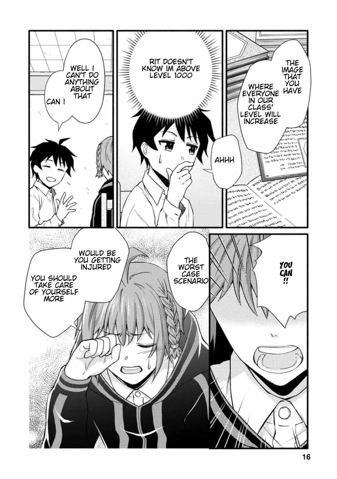 Gakuen Kishi no Level Up! Chapter 6.2 — Page 6
