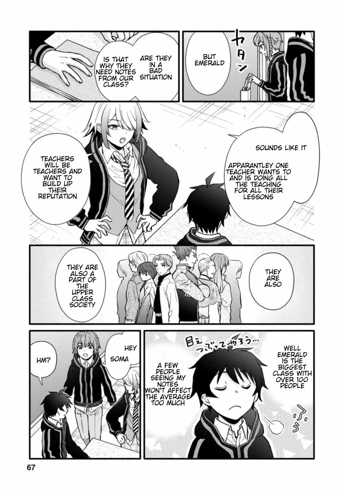 Gakuen Kishi no Level Up! Chapter 8.1 — Page 7