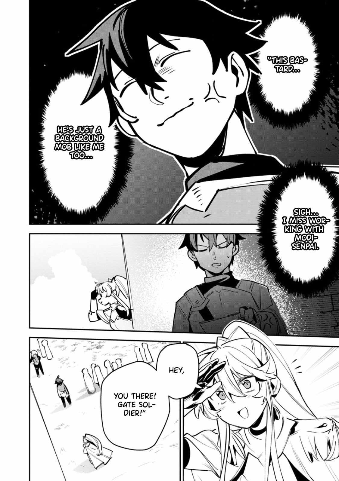 Game Chishiki de Saikyou ni Natta Mob Heishi wa, Shin no Jitsuryoku o Kakushitai Chapter 11.1 — Page 7