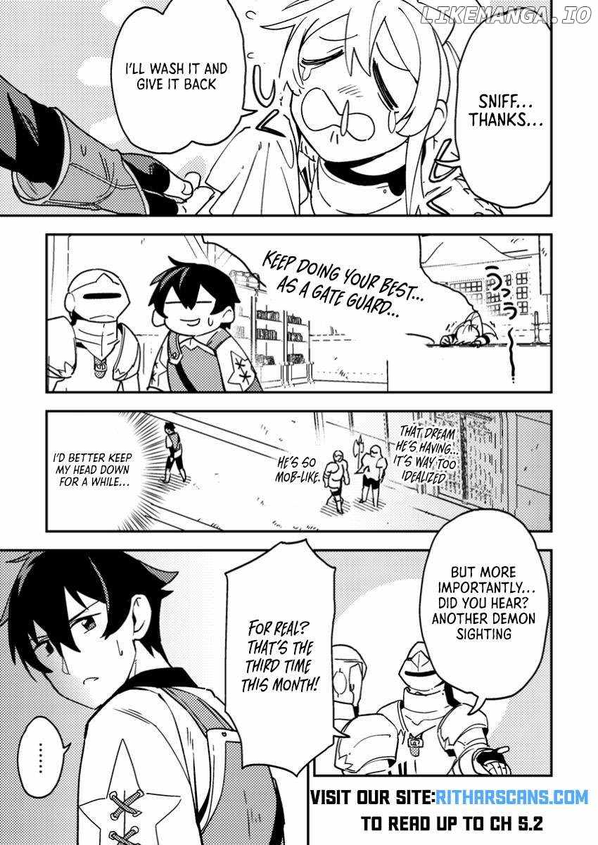 Game Chishiki de Saikyou ni Natta Mob Heishi wa, Shin no Jitsuryoku o Kakushitai Chapter 4.1 — Page 6