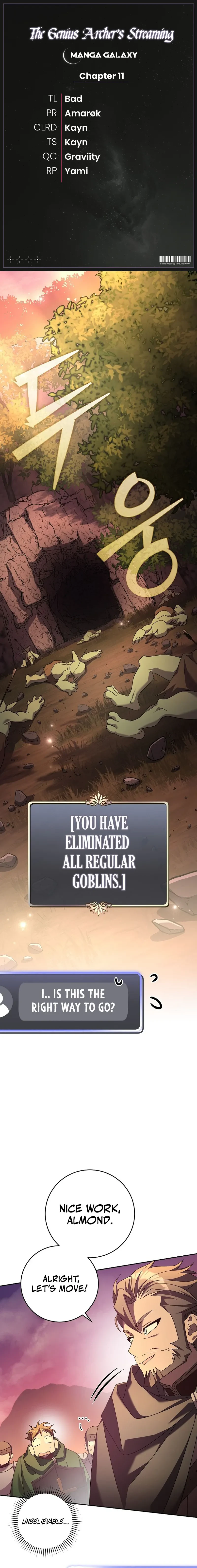 Genius Archer’s Streaming Chapter 11 — Page 1
