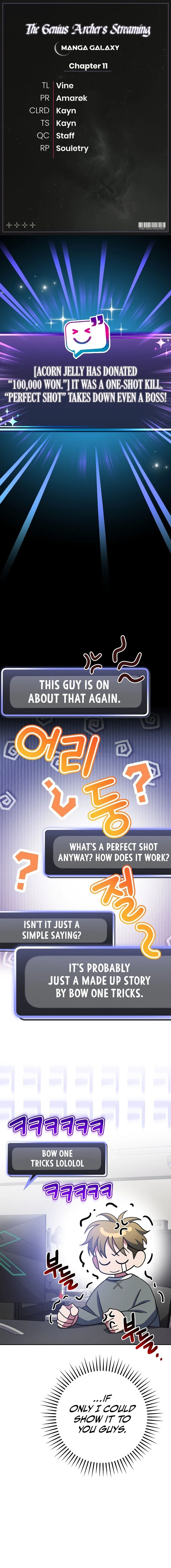 Genius Archer’s Streaming Chapter 9 — Page 1