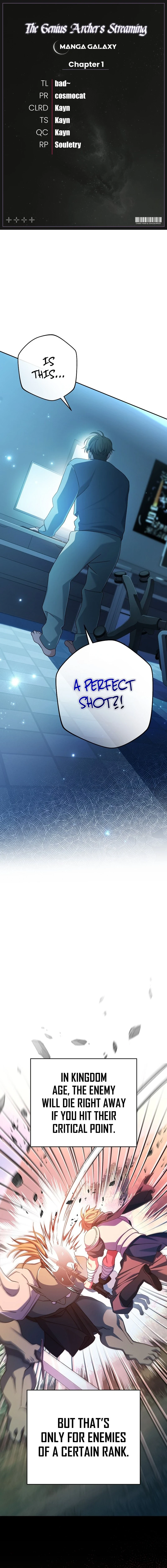 Genius Archer’s Streaming Chapter 6 — Page 1