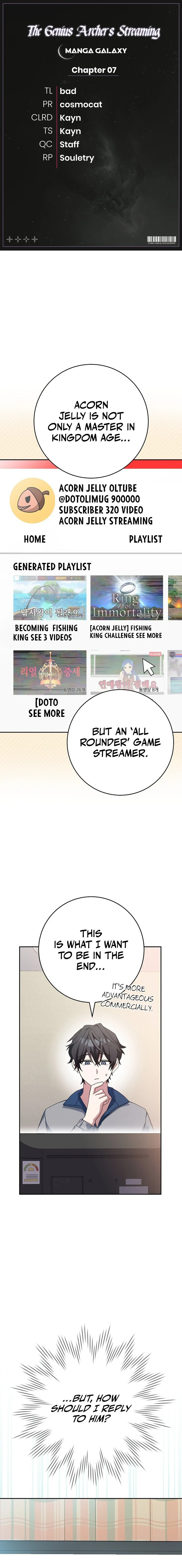 Genius Archer’s Streaming Chapter 7 — Page 1