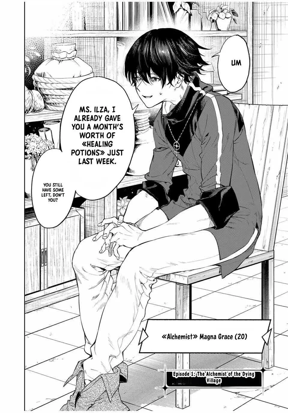 Genkai Shuuraku wo Datsu Mura Shita Renkinjutsushi, Tokai de "Saikyou" nano ga Bare Makuru. ~Rougai domo ni wa Iikagen Aiso ga Tsukimashita~ Chapter 1 — Page 2