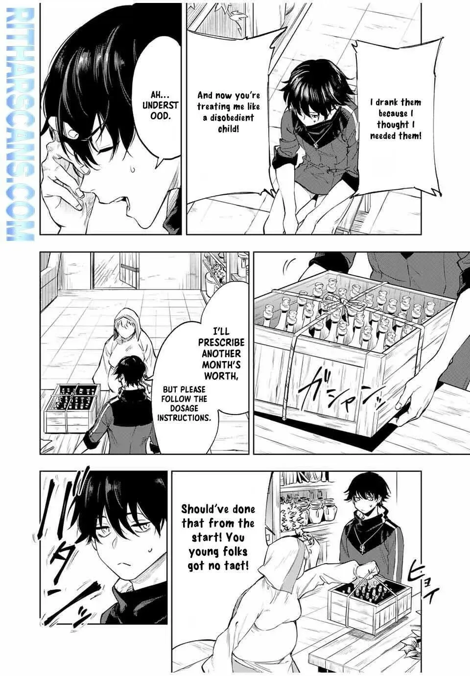 Genkai Shuuraku wo Datsu Mura Shita Renkinjutsushi, Tokai de "Saikyou" nano ga Bare Makuru. ~Rougai domo ni wa Iikagen Aiso ga Tsukimashita~ Chapter 1 — Page 4