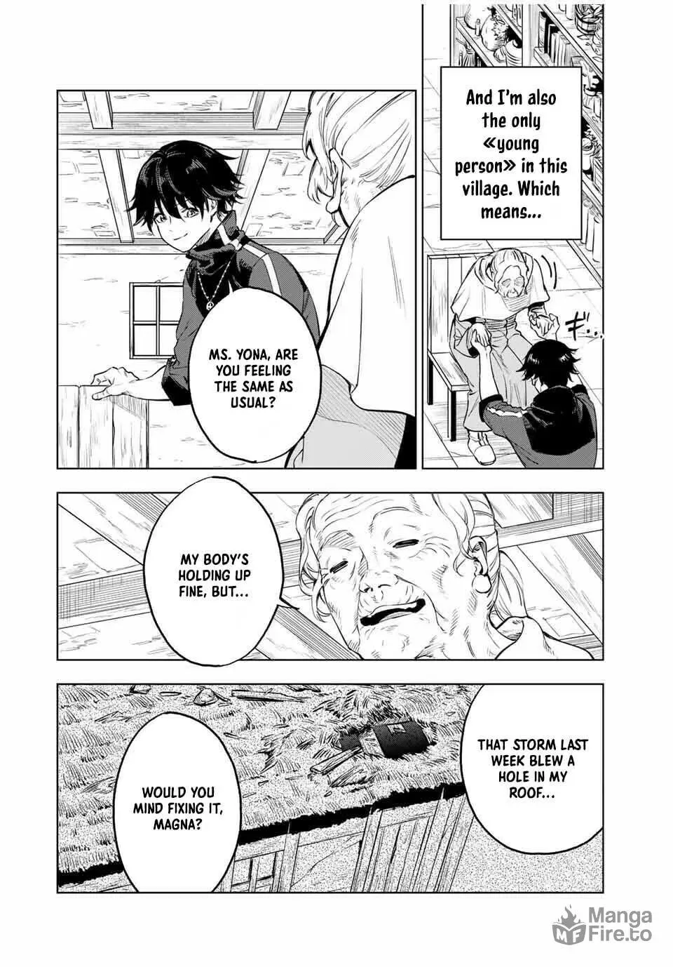 Genkai Shuuraku wo Datsu Mura Shita Renkinjutsushi, Tokai de "Saikyou" nano ga Bare Makuru. ~Rougai domo ni wa Iikagen Aiso ga Tsukimashita~ Chapter 1 — Page 6