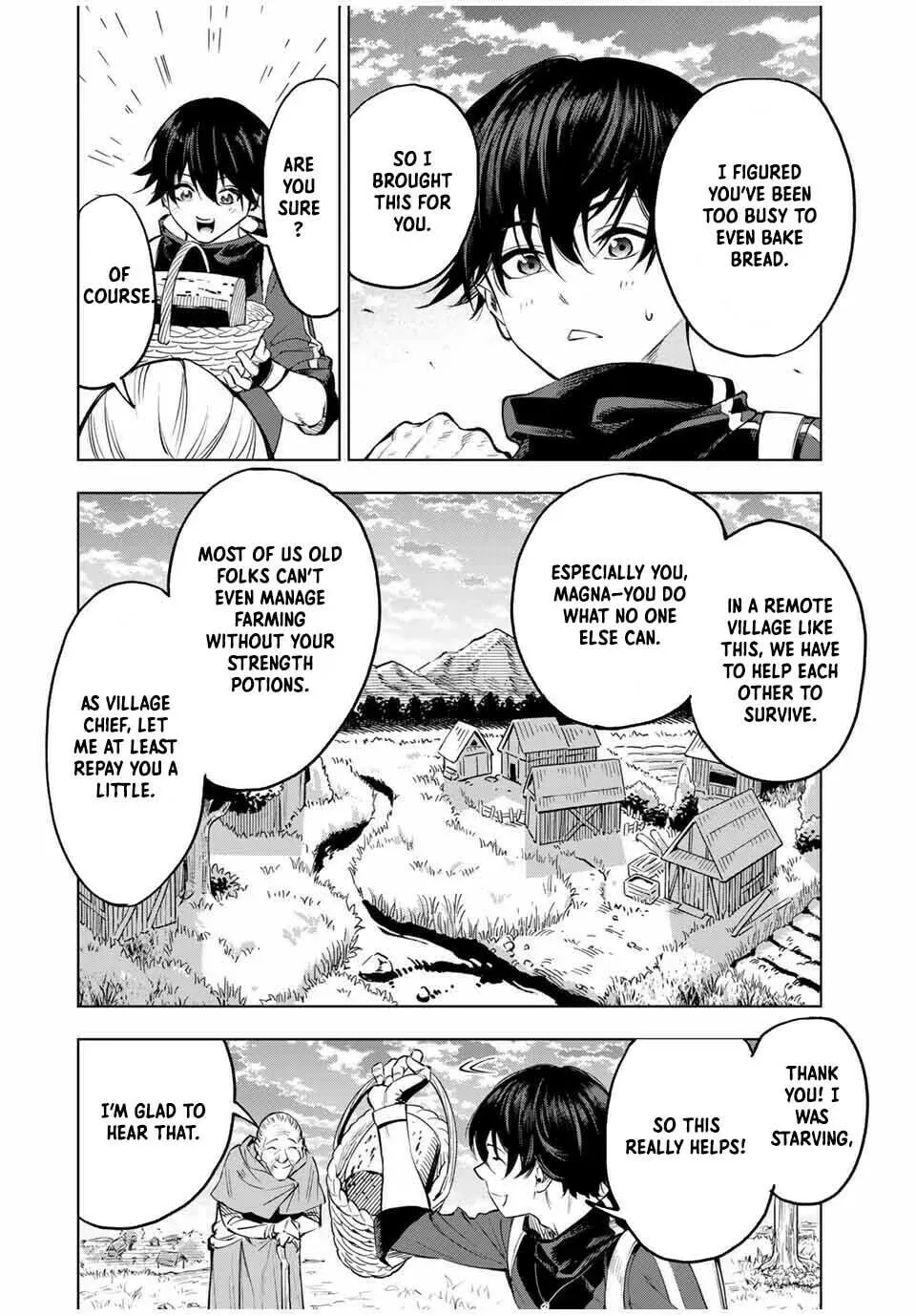 Genkai Shuuraku wo Datsu Mura Shita Renkinjutsushi, Tokai de "Saikyou" nano ga Bare Makuru. ~Rougai domo ni wa Iikagen Aiso ga Tsukimashita~ Chapter 1 — Page 16