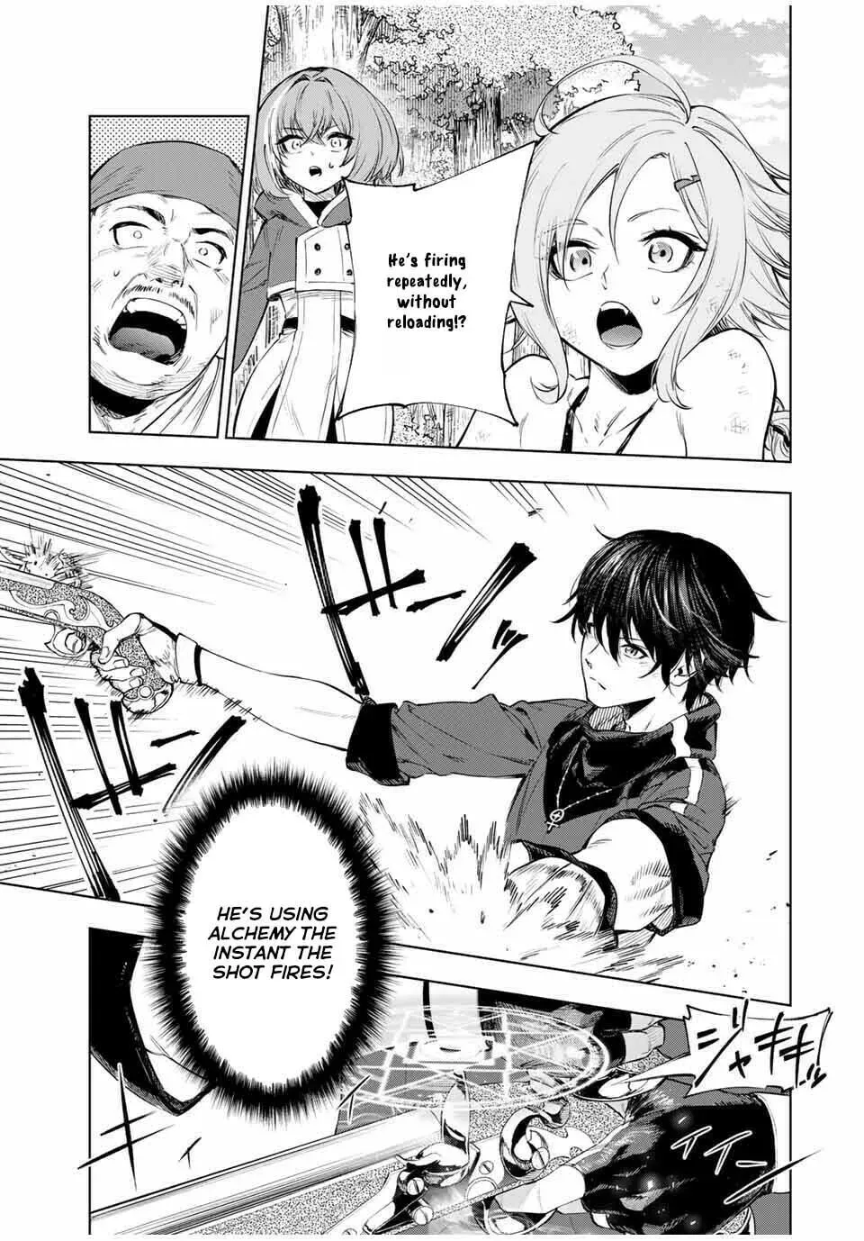 Genkai Shuuraku wo Datsu Mura Shita Renkinjutsushi, Tokai de "Saikyou" nano ga Bare Makuru. ~Rougai domo ni wa Iikagen Aiso ga Tsukimashita~ Chapter 1 — Page 41